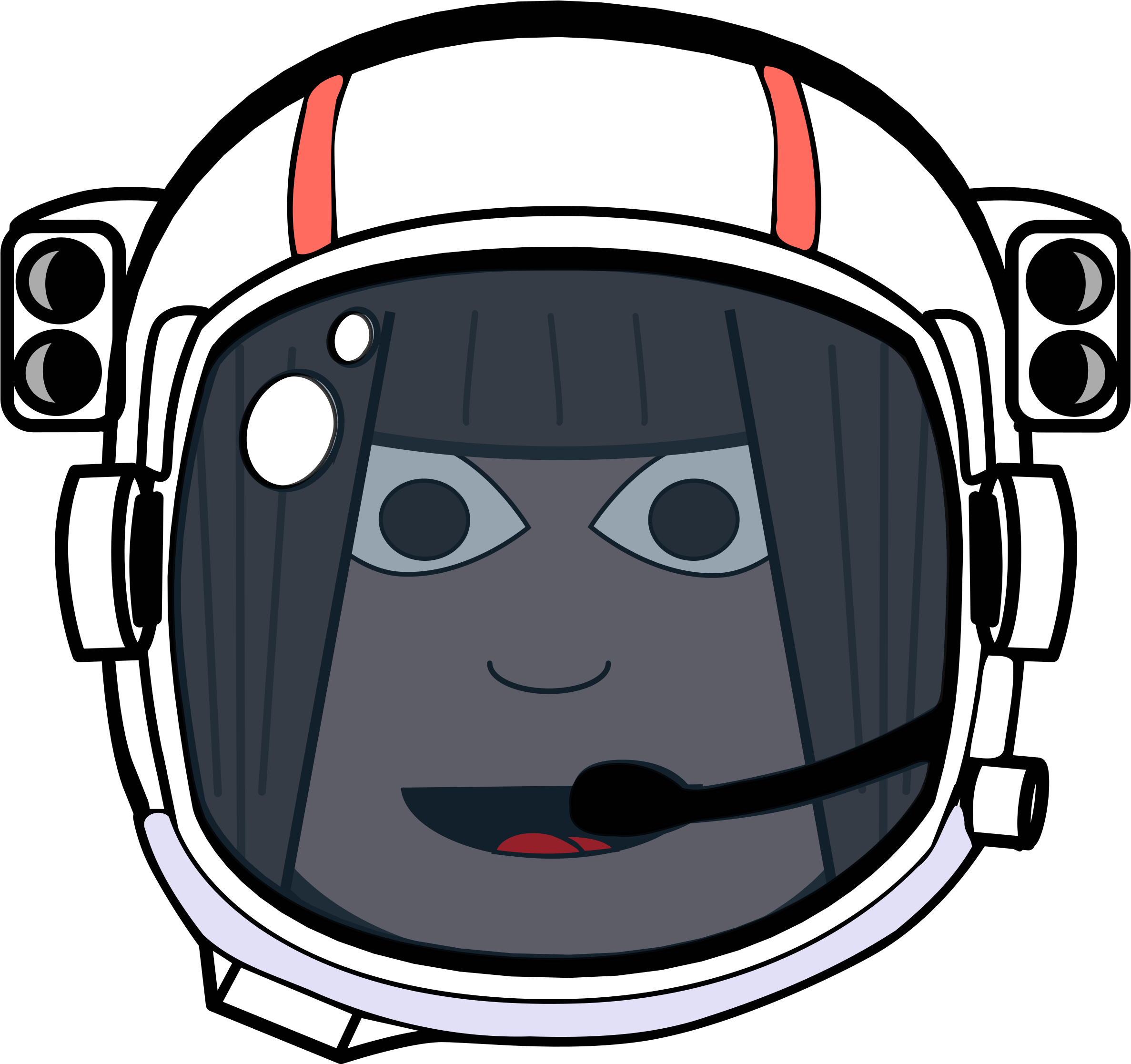 Astronaut Comic Characters Helmet Nasa Spa - Astronauts Helmet (2400x2232)