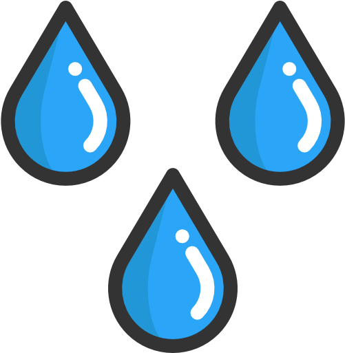 Teardrop, Raindrop, Weather, Rain, Drop, Water Icon - Rain Drop Png (512x512)