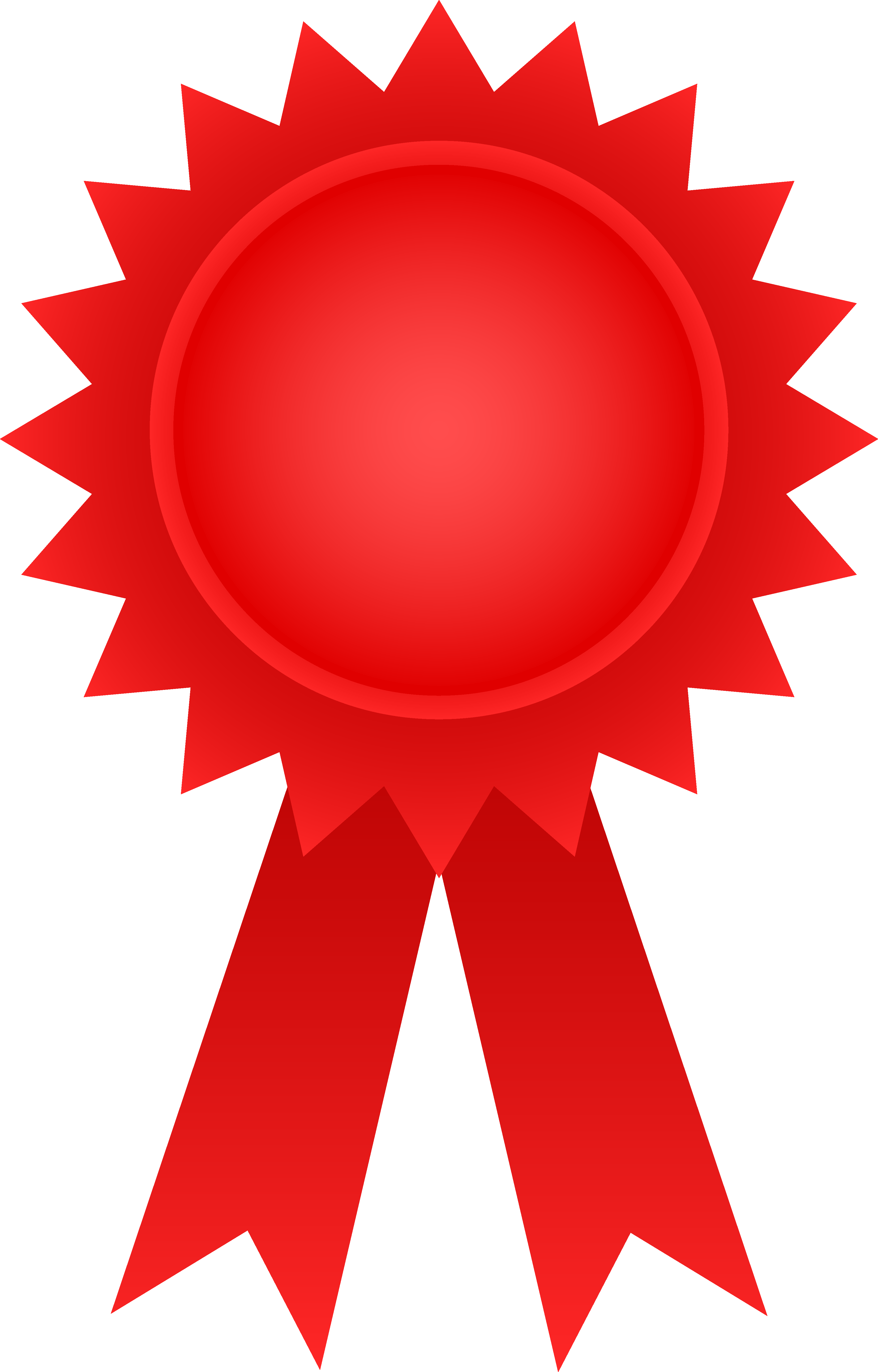 Happy Graduation Award Ribbon Cap Stock Vector - Red Award Ribbon (3717x5809)