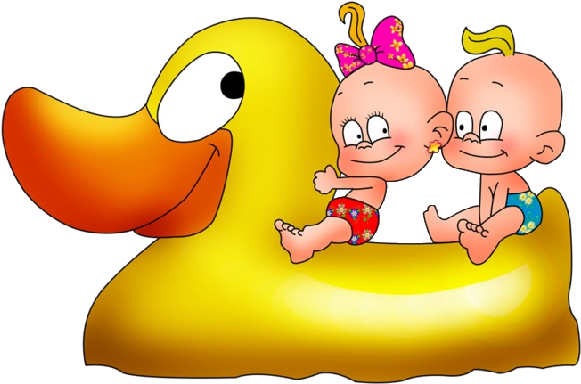 Funny Baby Girl And Boy Clip Art - Transparent Background Baby Clip Art (600x600)
