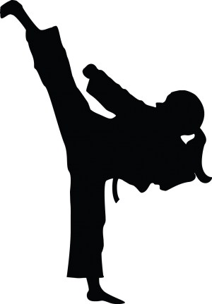 Martial Arts Wendy Gough - Black Karate Figure (300x431)