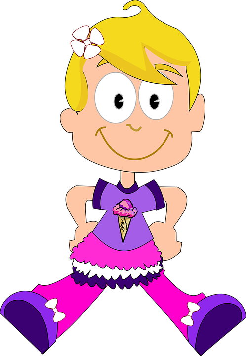 Baby Girl Cartoons 11, Buy Clip Art - Gambar Balita Kartun (498x720)
