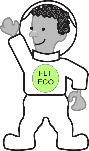 Eco Kid In Spacesuit Clip Art At Clker - Coloring Book (354x597)