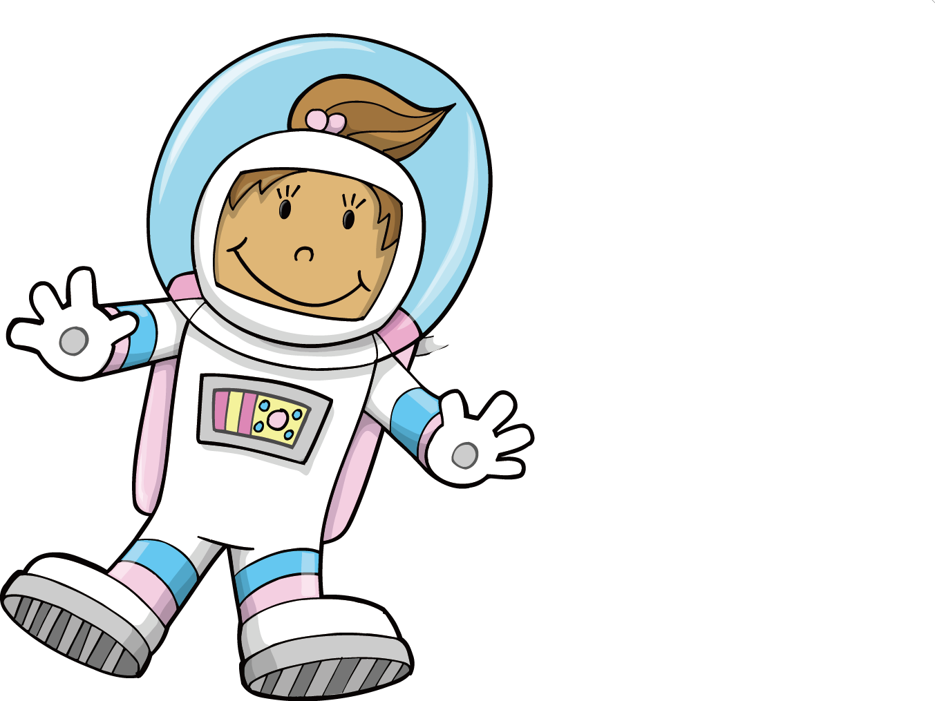 Astronaut Cartoon Space Suit - Astronaut (1353x1015)