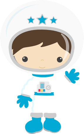 Astronauta - Minus - Outer Space Themed Cliparts (286x453)