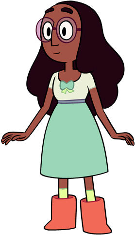 Girl Stick Figure Clipart - Connie From Steven Universe (284x493)