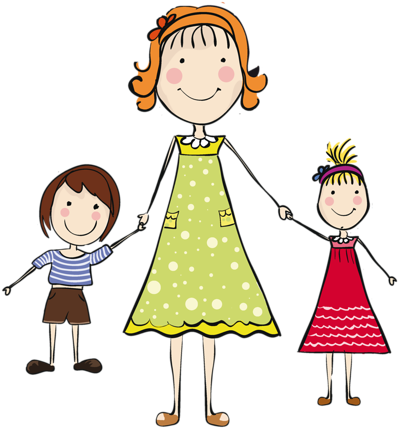 Mommy Love Â€¿âœ¿â €â°â€¢â - Bonecos Palito (500x442)