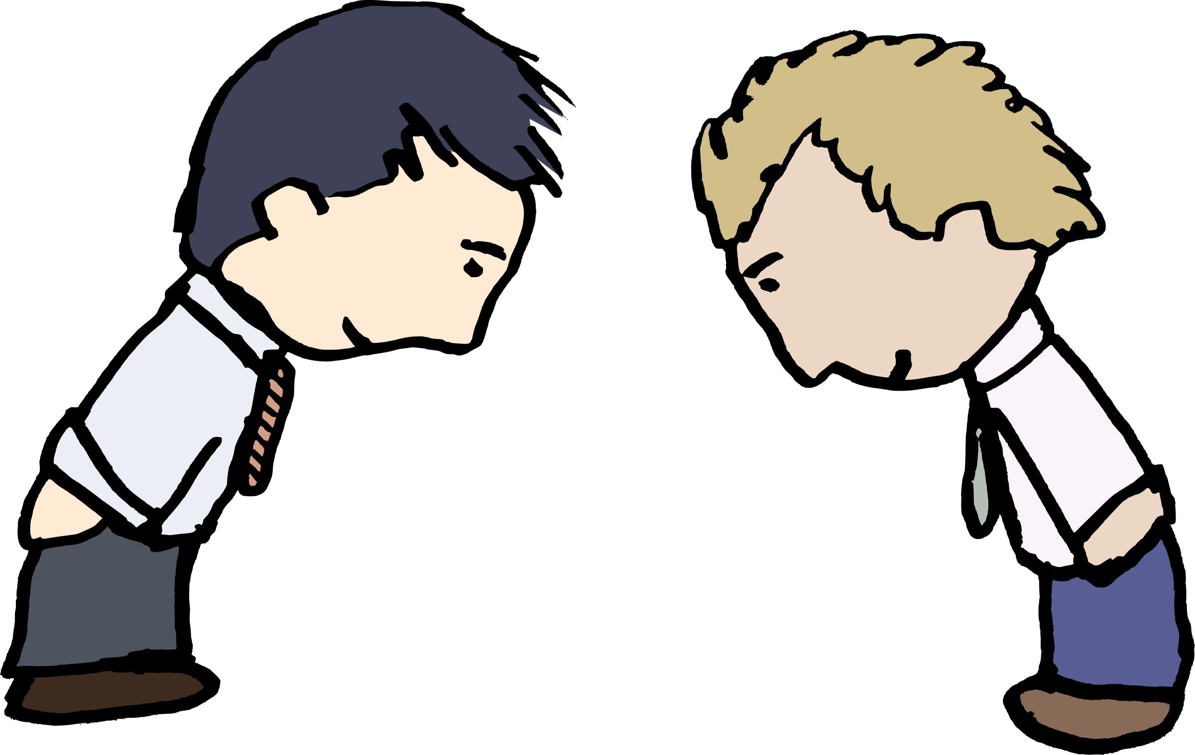 Photographer Cliparts Boy 7, - Bowing Clipart (2400x1517)