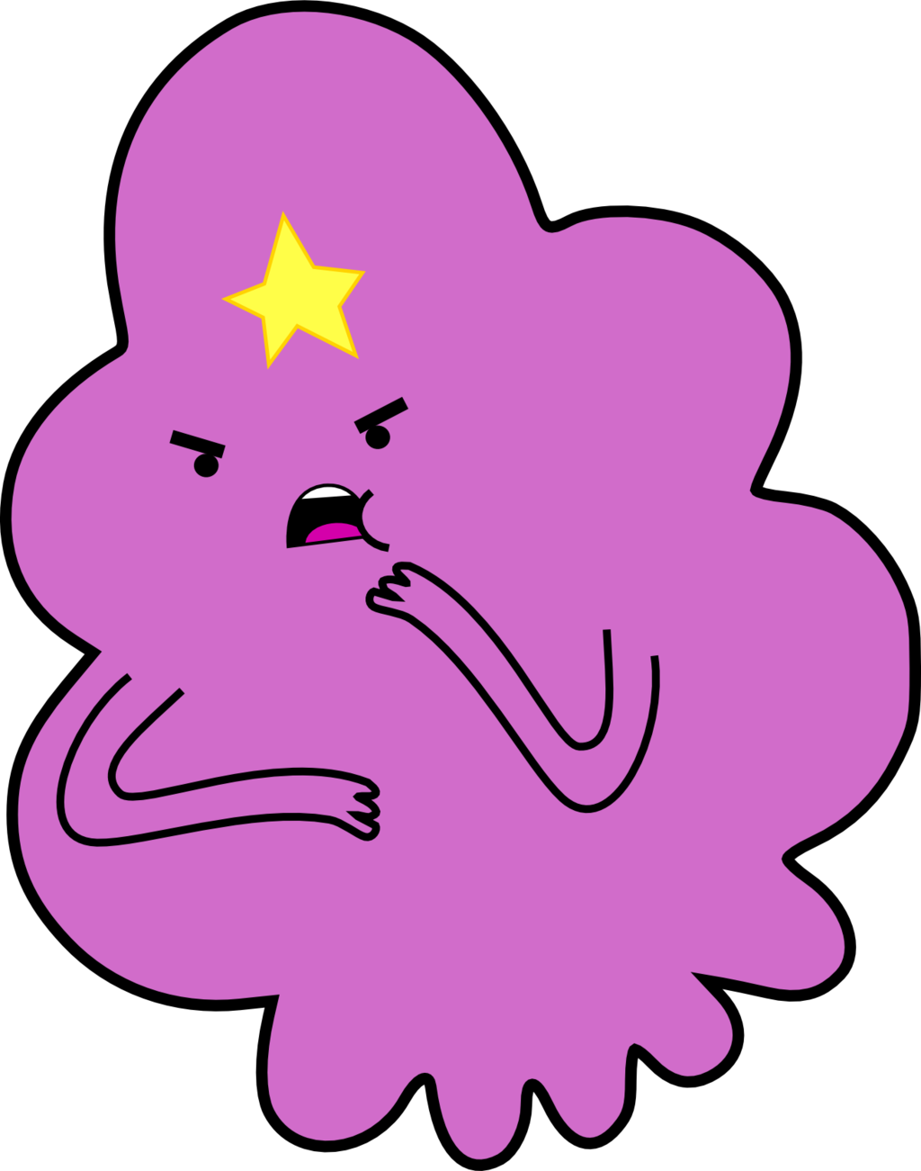 Cloud Princess Mascot - Lumpy Space Princess Png (1024x1301)