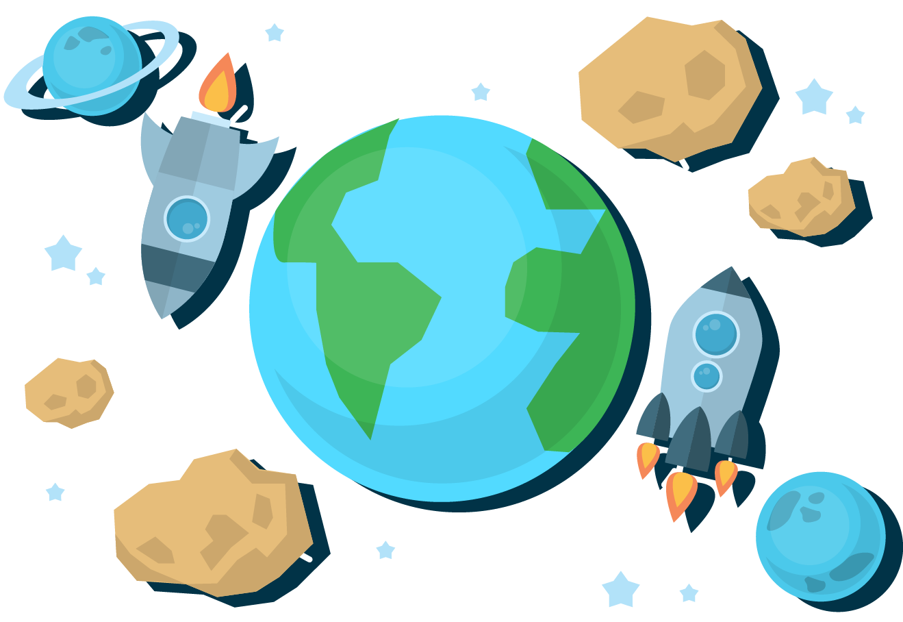 Yellow Planet Clip Art - Vector Graphics (1319x908)