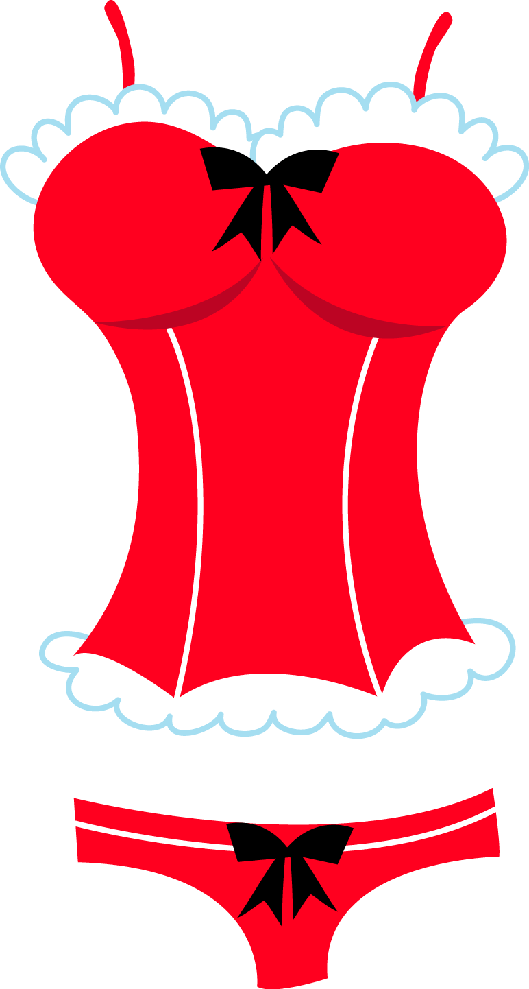 Lingerie Inspired In Santa Images Oh My Fiesta For - Chá De Lingerie Vermelho Png (772x1442)
