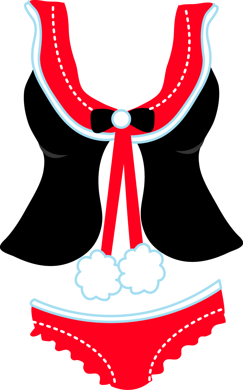 Lingerie Inspired In Santa Images - Desenho Lingerie Png (821x1315)