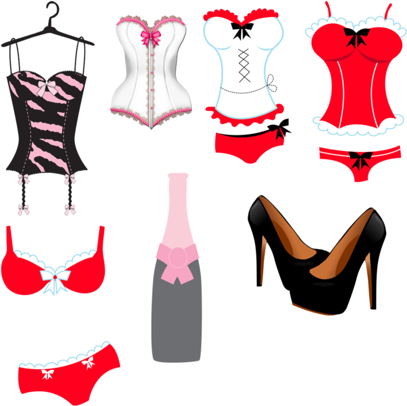Bachelorette Items Clipart By Darkadathea - Basic Pump (1024x1045)