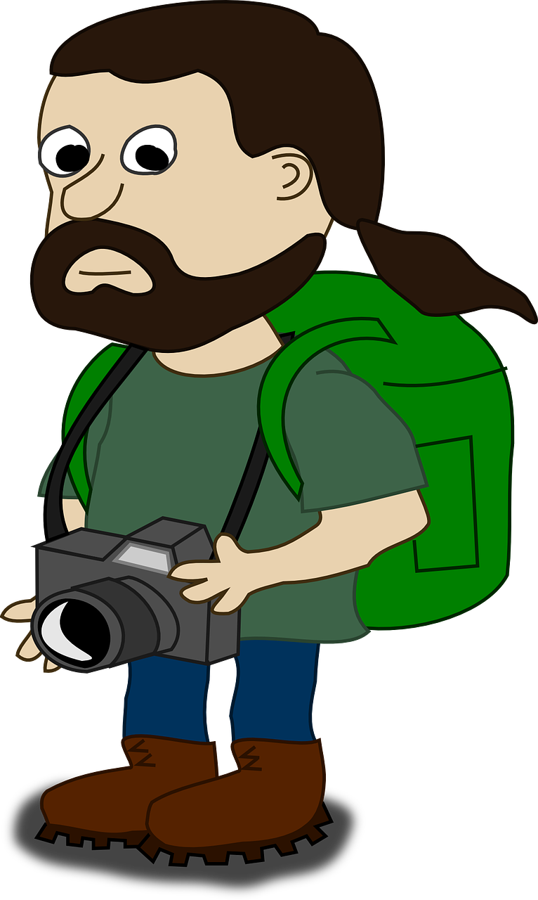 Cartoon Photographer Png File (766x1280)