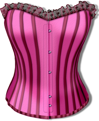 Яндекс - Фотки - - Clipart - Corset Dress Clip Art (344x419)