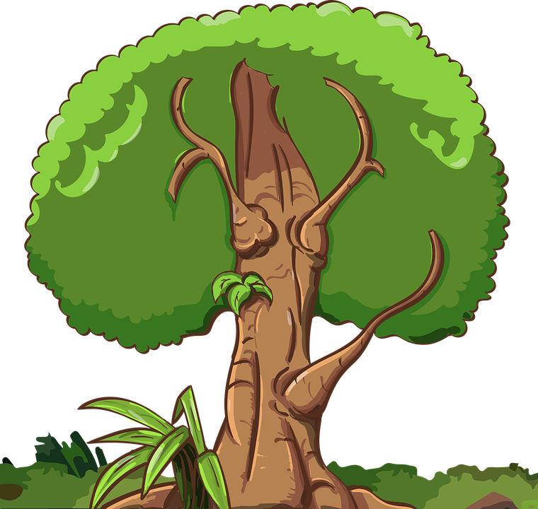 Tree House Clipart 14, - Guy Under A Tree Cartoon (760x720)