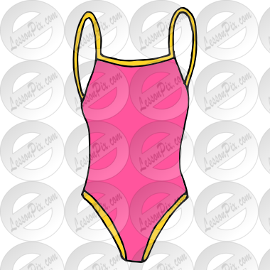 Swimsuit Lesson On Swimsuit Picture For Classroom Therapy - Maillot (380x380)