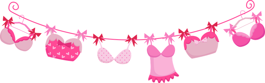 Clip Art - Lingerie Party Graphics Png (900x284)