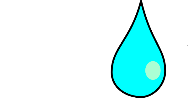 Drop Clip Art - Cry Water Drop Png (600x312)