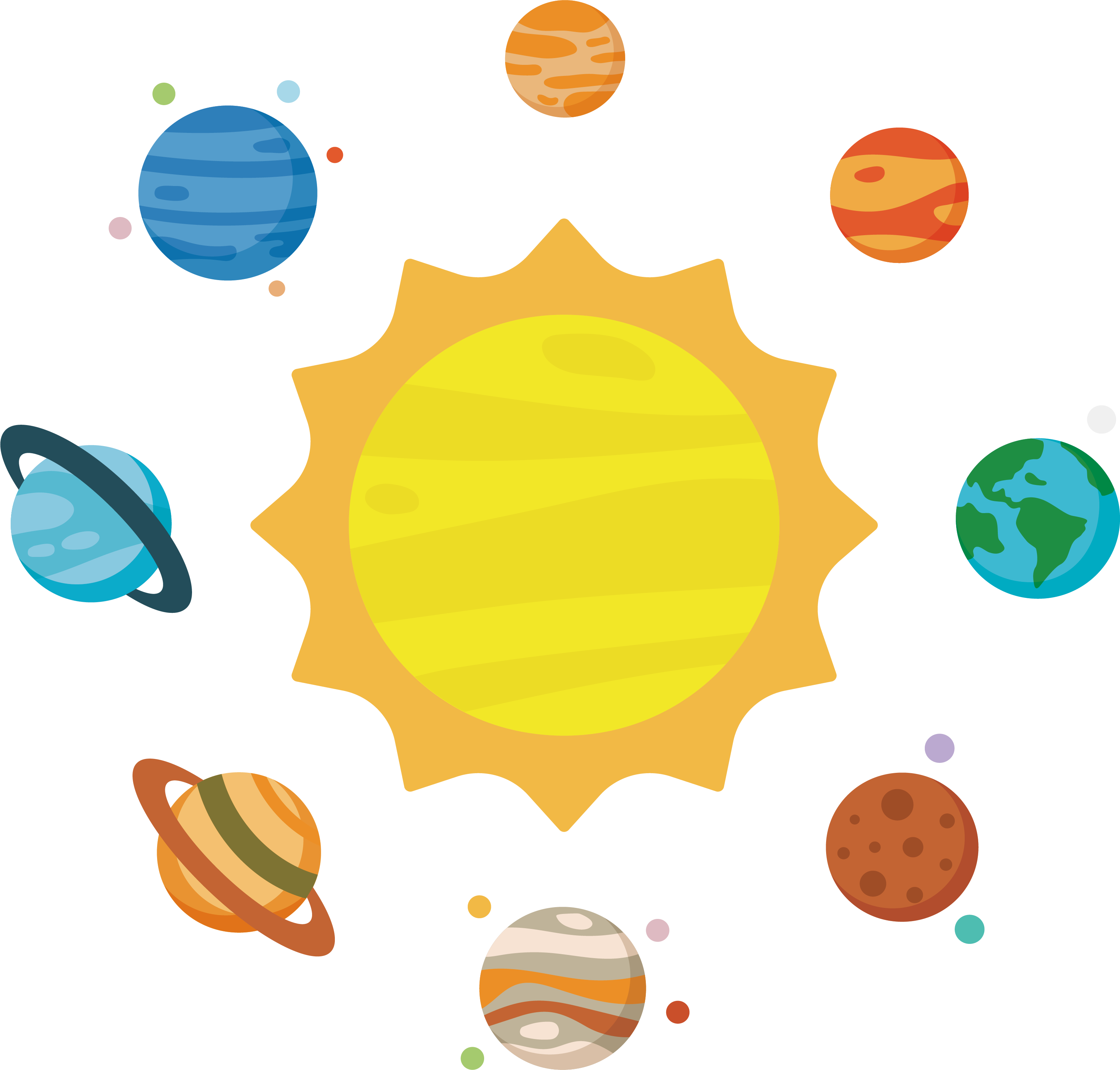 Solar System Planet Clip Art - Solar System Planet Clip Art (3144x3003)