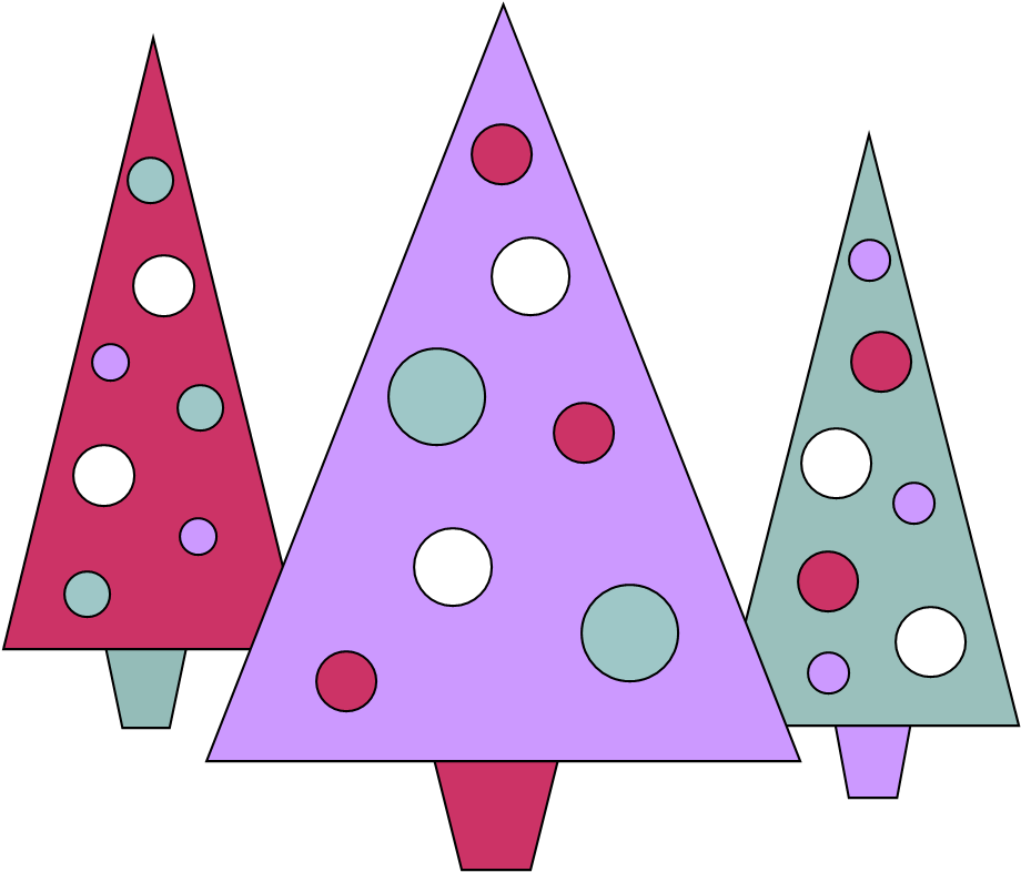 Free New Years Eve Clip Art - Challeyayekoo Fun Xmas Earrings, Christmas Tree Earrings, (1079x1079)