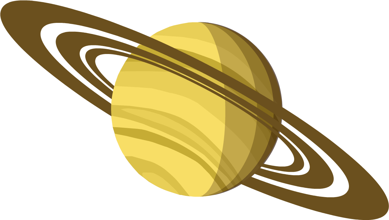 Beta Team Solar System Saturn - Сатурн Рисунок Пнг (1350x790)
