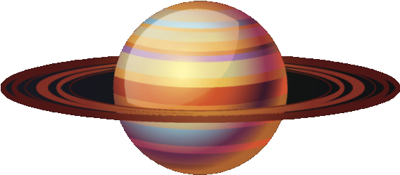 Saturn Is The Second Largest Planet And Has Lots Of - Saturn (586x268)