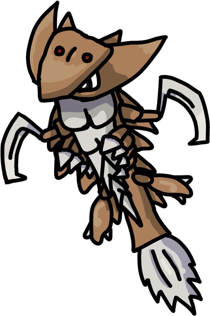 Mega Kabutops By Falsecomedy - Fan Art (728x1098)