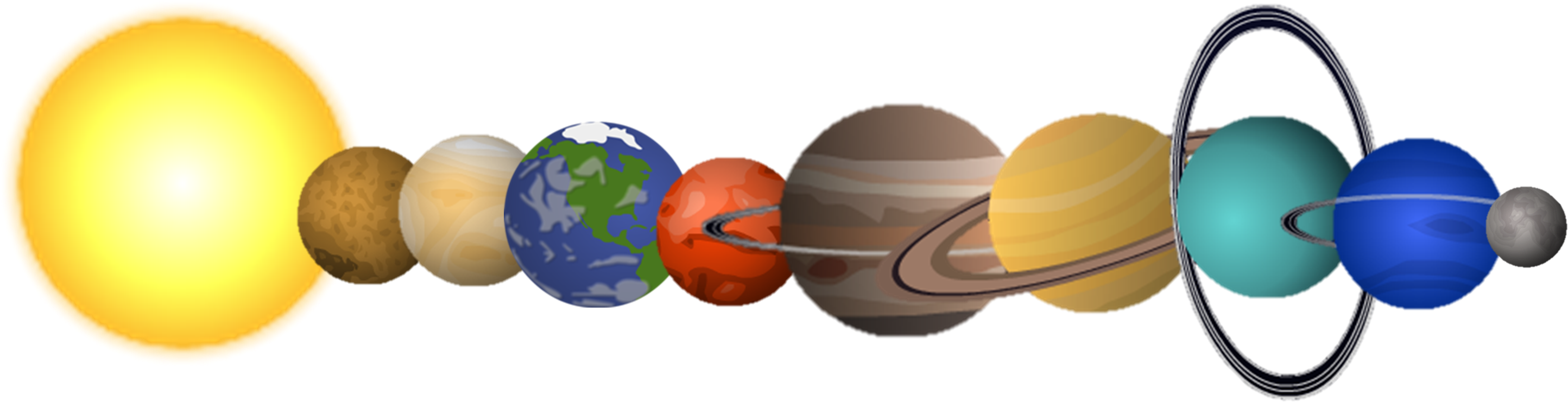 Fun &amp - Interactive - Solar System Images Png (2910x750)