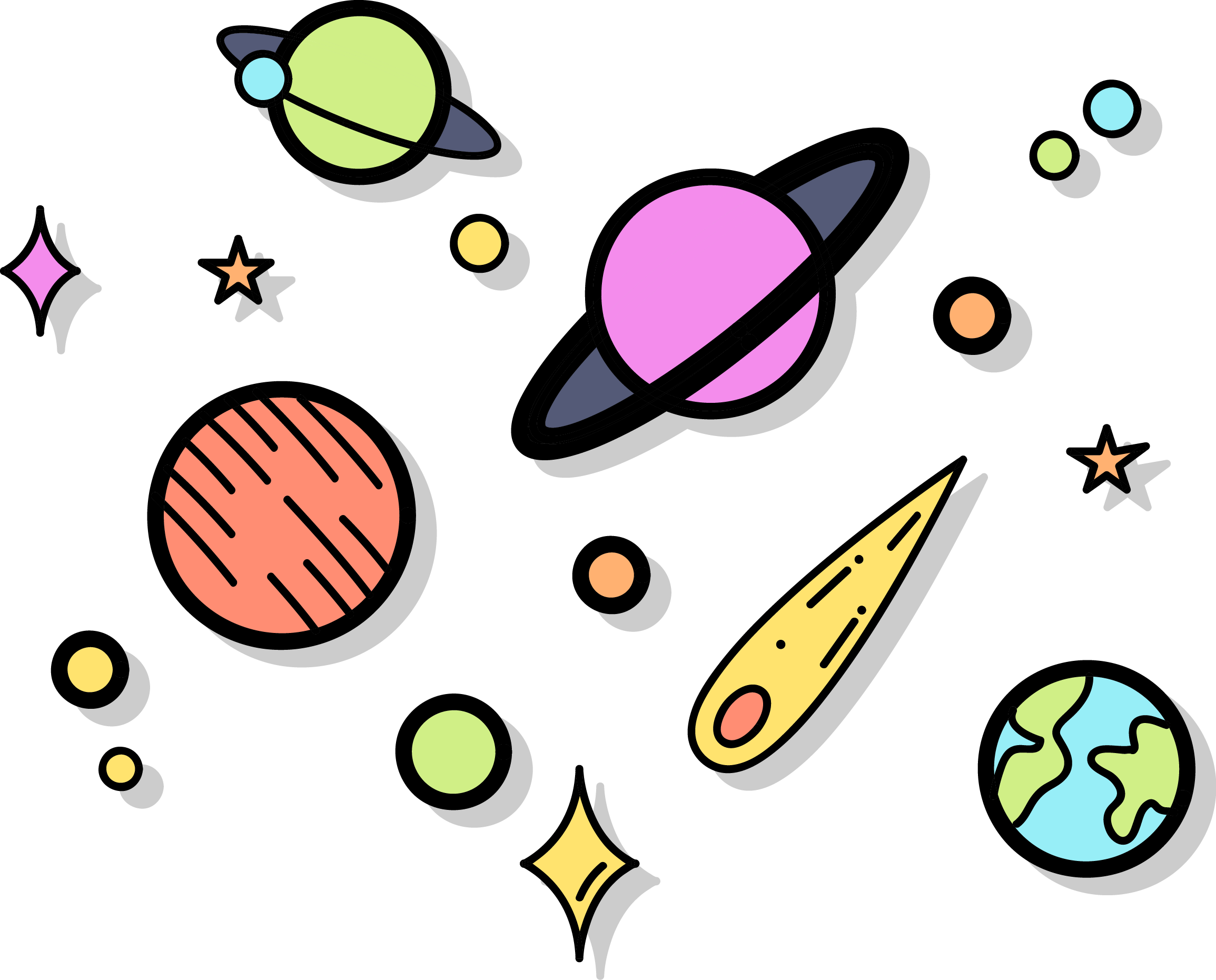 Euclidean Vector Outer Space Clip Art - Euclidean Vector Outer Space Cl...