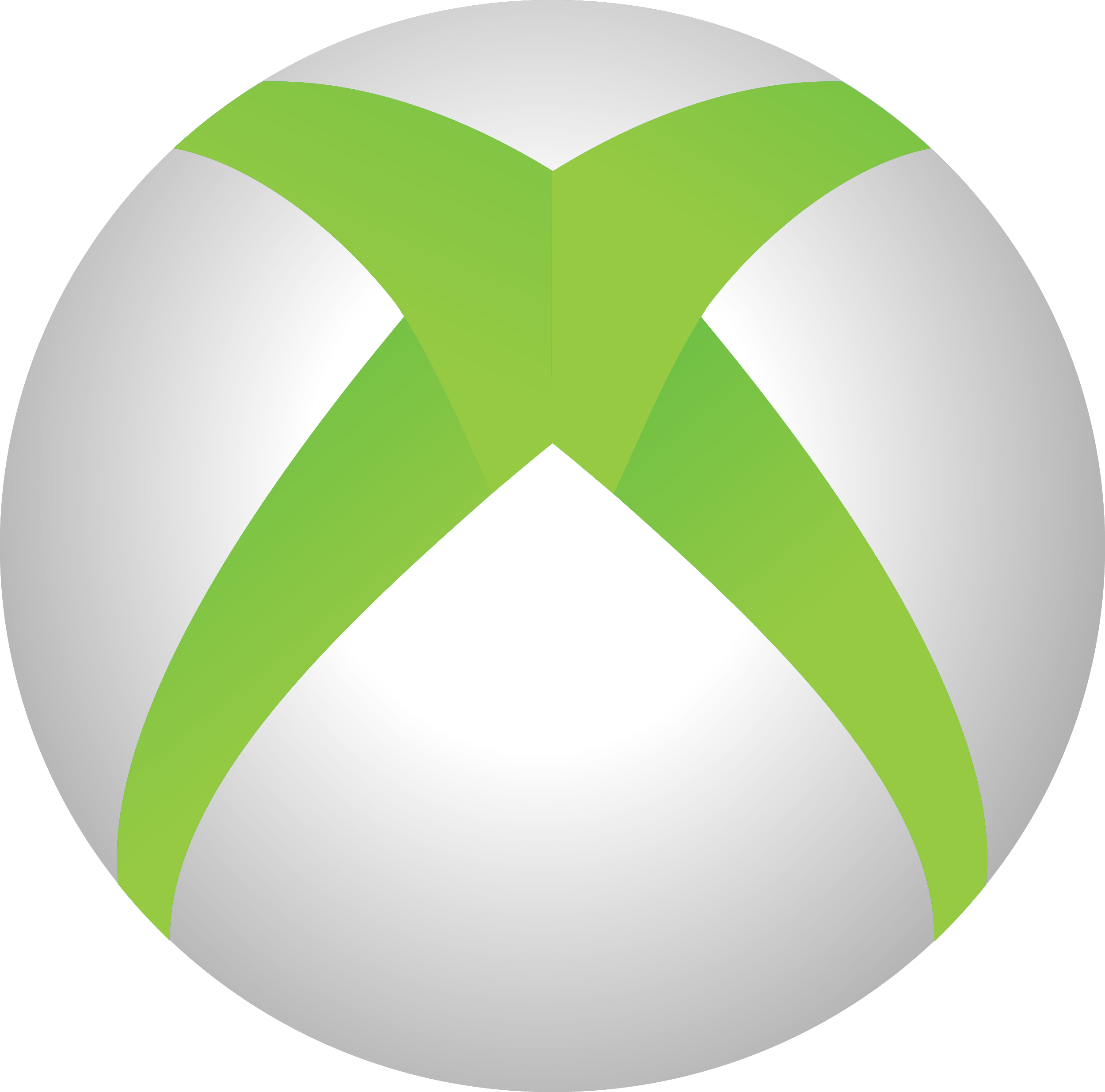 Xbox Logo Png Transparent Svg Vector Freebie Supply - Circle (2500x2472)