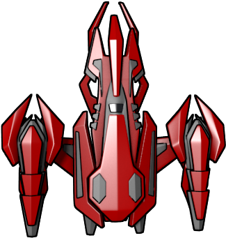 I Originally Wasn't Going To Do Any More Of The Cartoony - Spaceship Sprite (343x383)