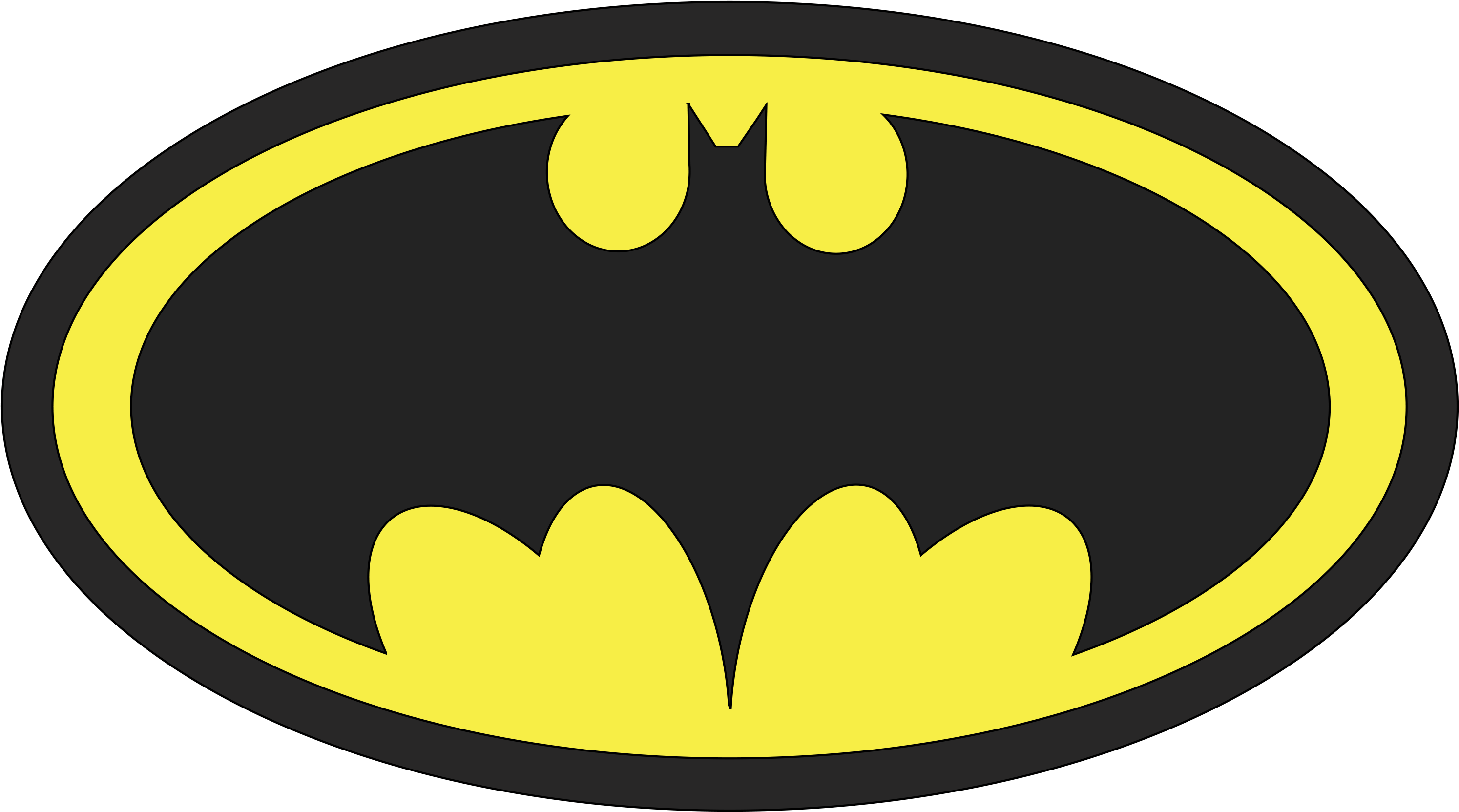 Batman Logo Images Pictures - Batman Logo 3d Png (3031x1706)