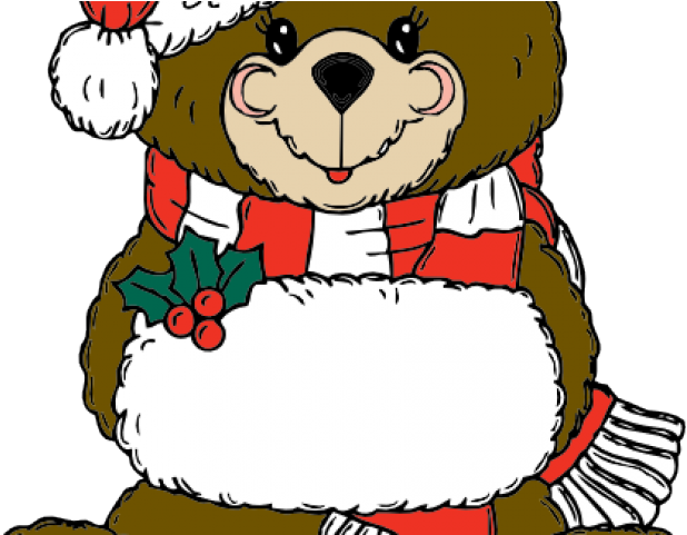 Christmas Bear Clipart - Christmas Bear (640x480)