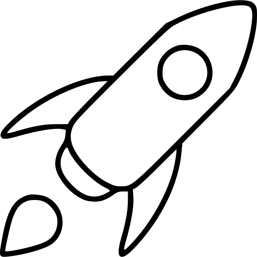 Rocket Startup Shuttle Galaxy Launch Spaceship Space - Vector Graphics (980x982)