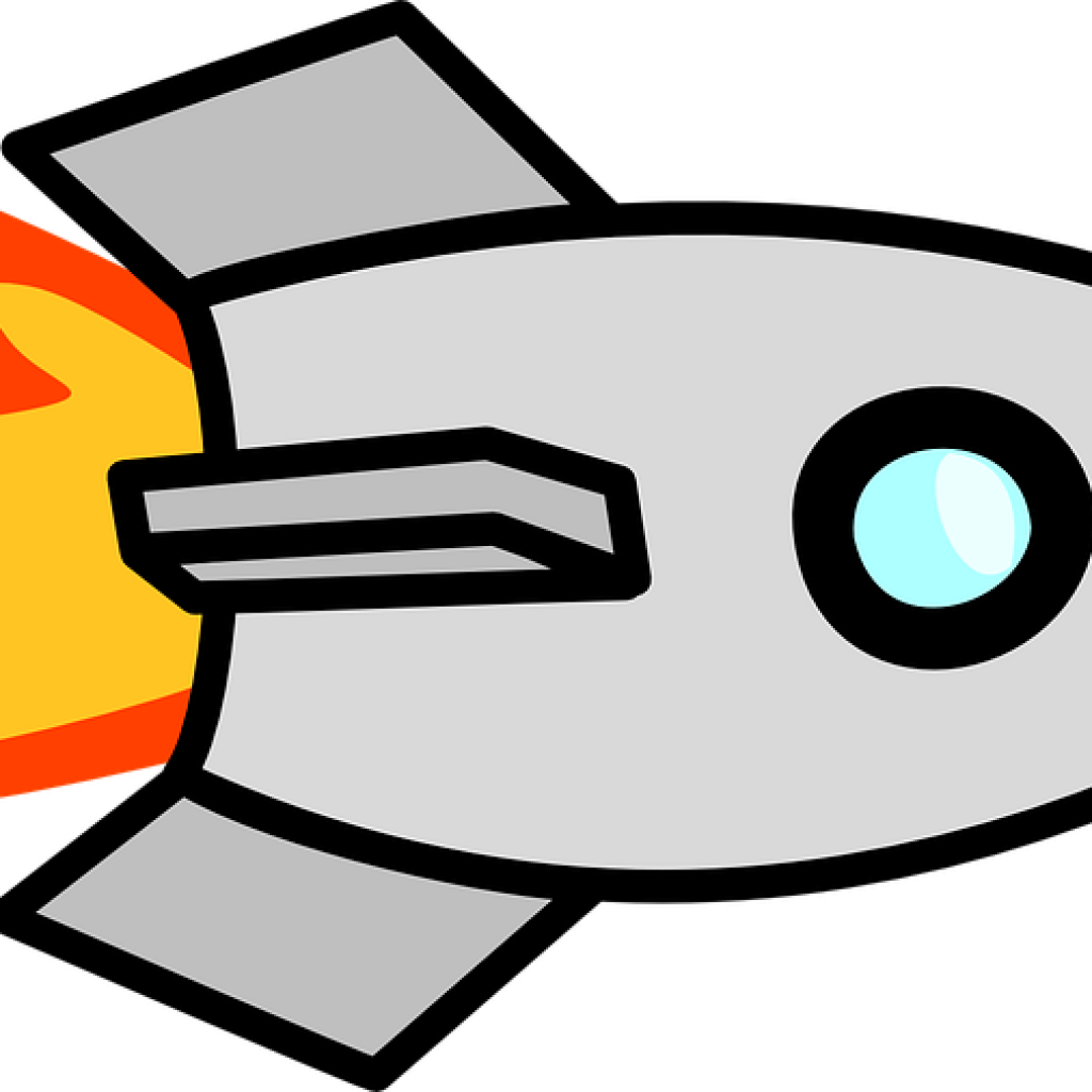 Rocket Clipart Rocket Launch Spaceship Free Vector - Rocket Clip Art (1024x1024)
