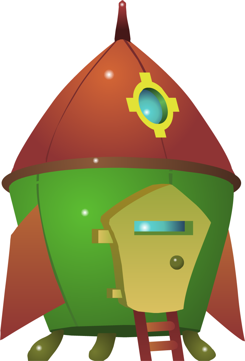 Spaceship - Illustration (822x1211)