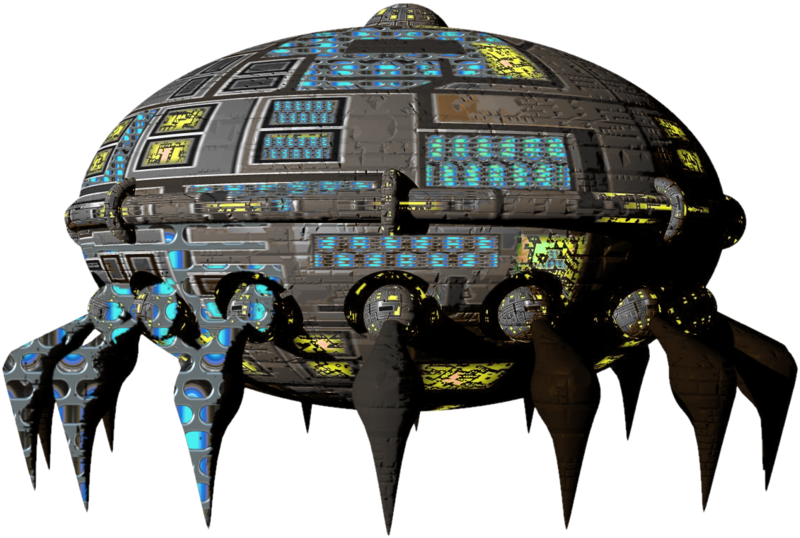 Spaceship Transparent Png - Space Ship Transparent (900x587)