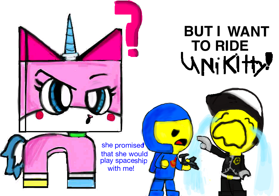 Playing With Unikitty By Diamondvortex890 - Bad Cop And Unikitty (938x699)