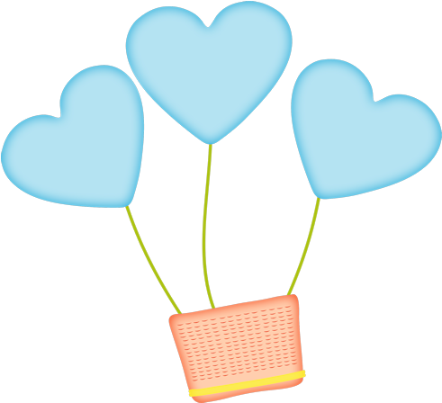 Gd Ss Heart Balloons - Balloon (500x451)