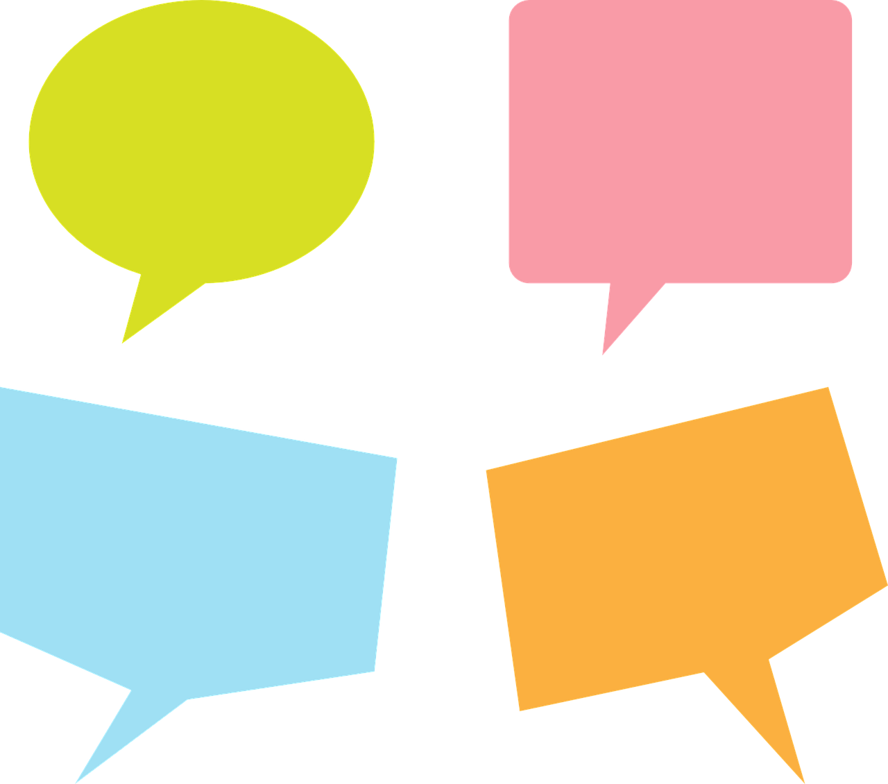 Presentation Outline Cliparts 5, Buy Clip Art - Bubble Communication (1280x1130)