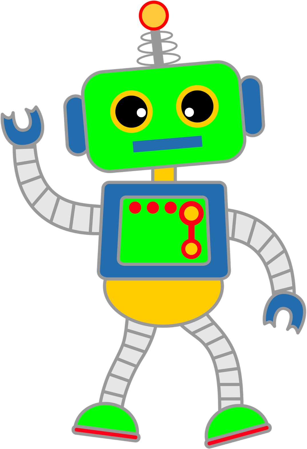 Robotics - Clipart - Robot Clipart (1090x1600)