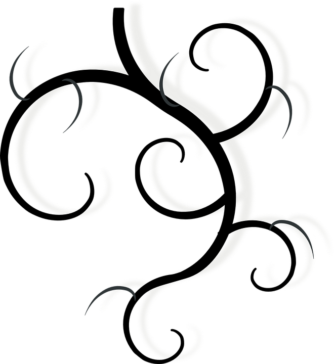 Decorative Lines 20, Buy Clip Art - Swirl Clip Art (662x720)