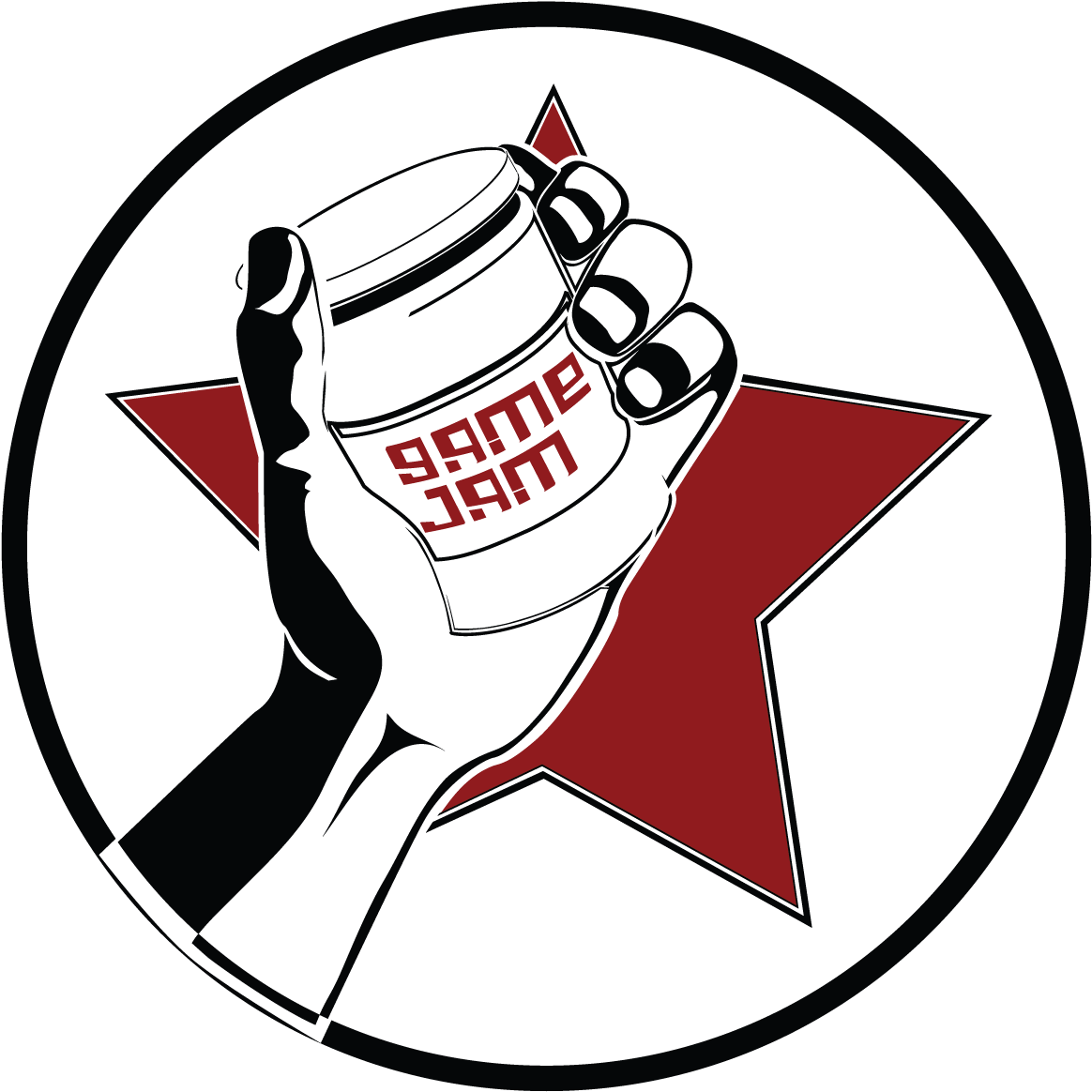 The Concept Of A Game Jam People Coming Together To - Game Jam (1191x1191)