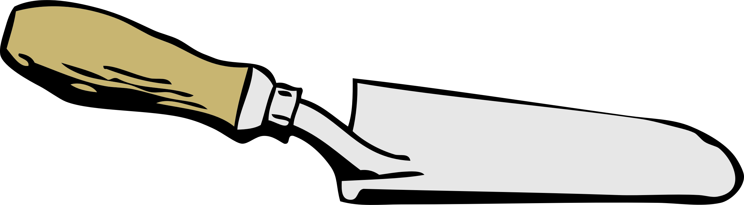 Trowel - Trowel Clipart (2400x662)