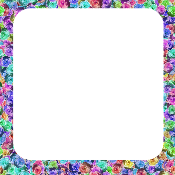 Flowers Borders Png 20, Buy Clip Art - Free Borders And Frames (720x720)