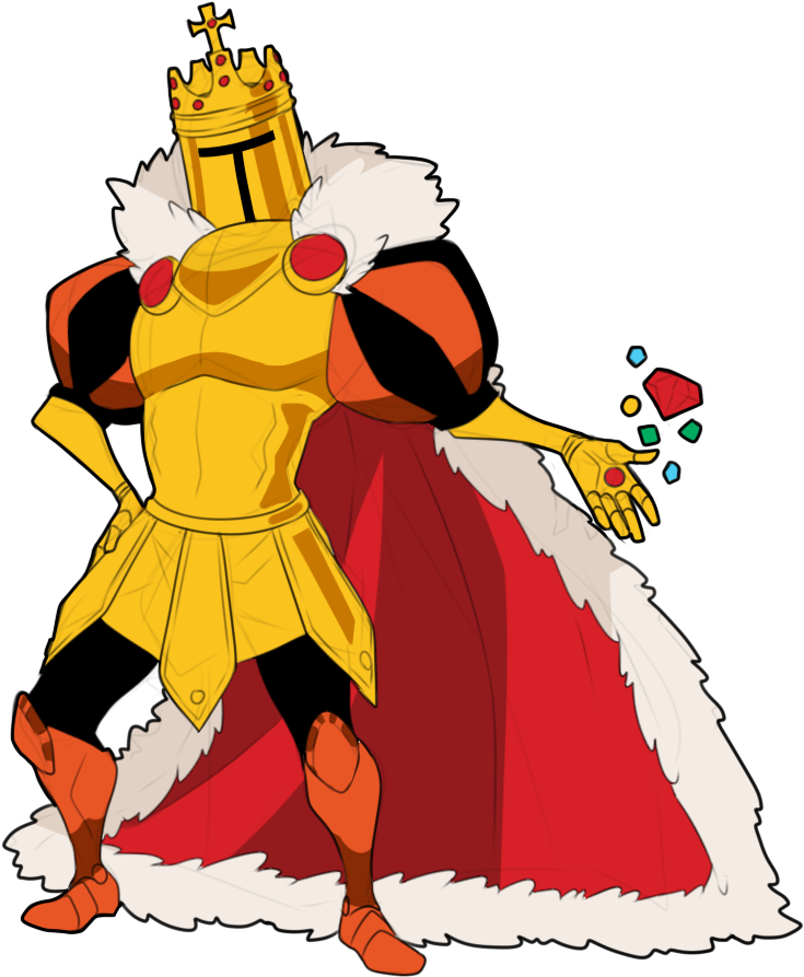 King Knight From The Game Shovel Knight By Kada-bura - 1000 (778x925)