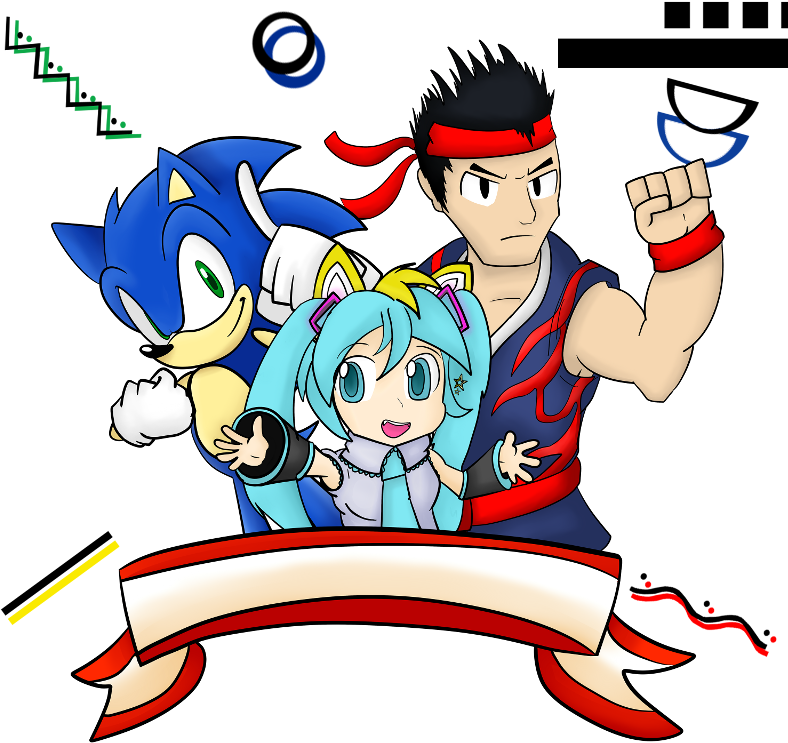 Segabits Presents Sonic & Sega Fan Jam 2015 Website - Cartoon (800x800)