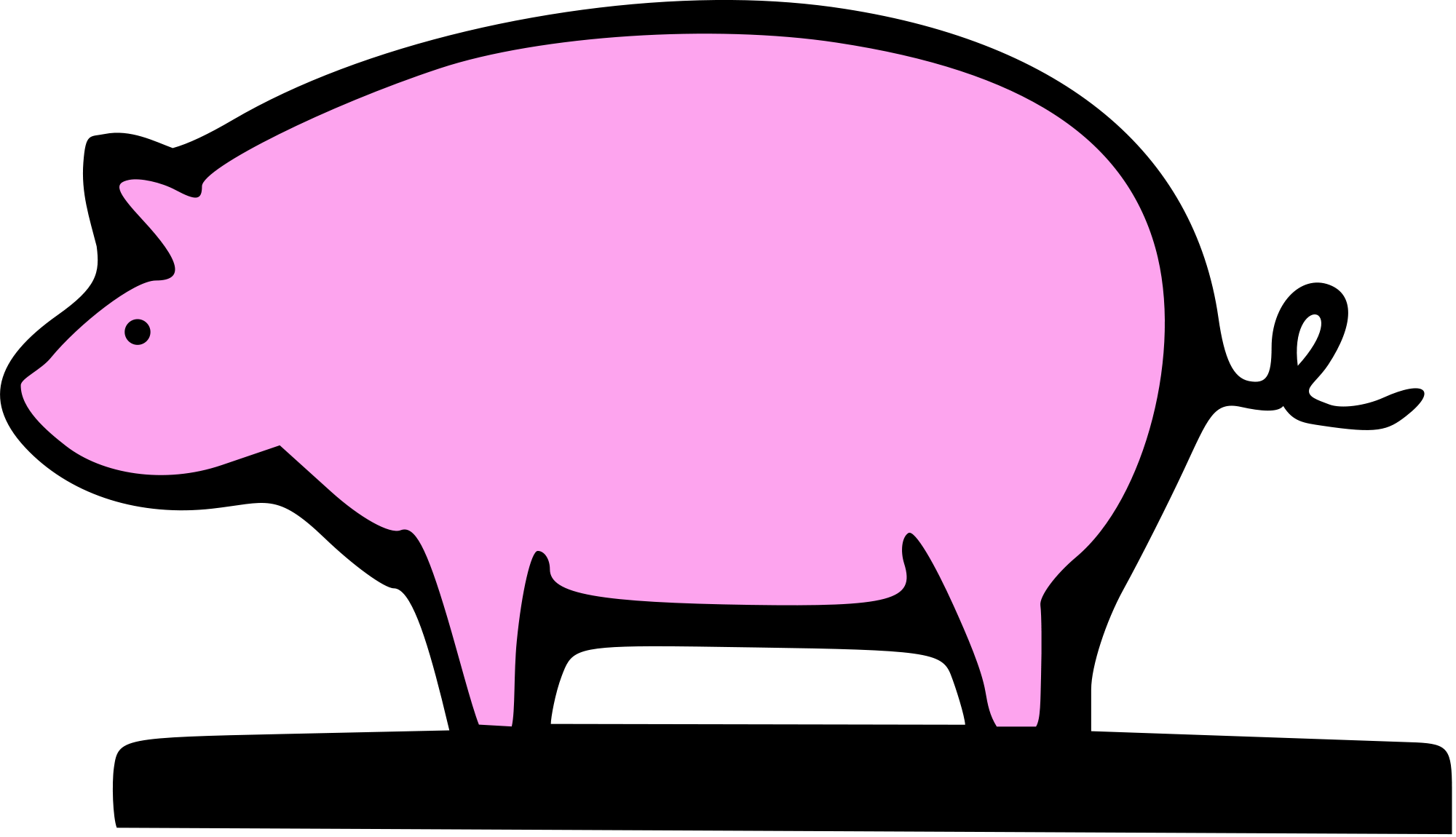 Email Cliparts 21, - Pig Clip Art Free (2000x1150)