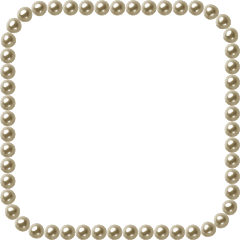 Colorful Flower Border Png & Psd You Can Download Colorful - Pearl Frame Png (770x770)